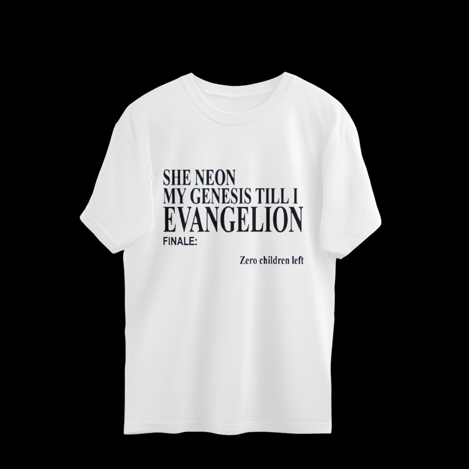 She Neon My Genesis Tee White